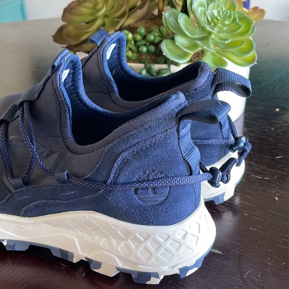 BNWOT Timberland trail runners hiking sneakers suede/neoprene 9US - Picture 4 of 8